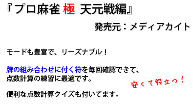 プロ麻雀 極 天元戦編