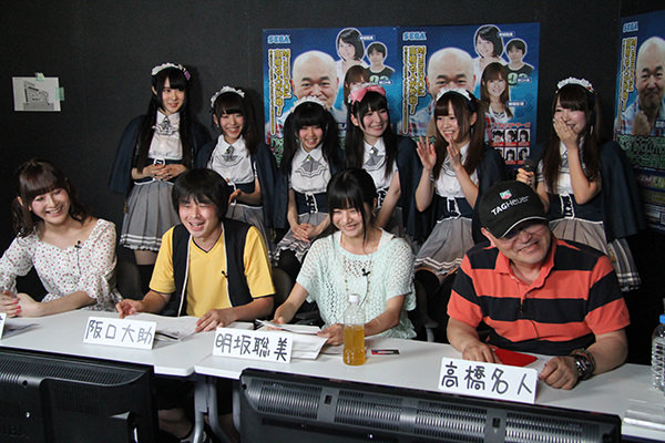 「電人☆ゲッチャ!」メンバーと、アフィリア・サーガ