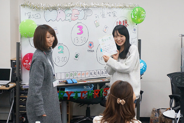 麻雀大会「第一回マグカップ」マージャン女子 決勝戦