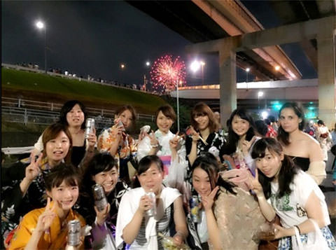 女子麻雀サークルMAGNET(マグネット)花火大会