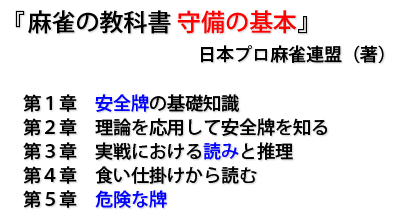 麻雀の教科書 守備の基本