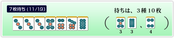 7枚待ち(11/19)