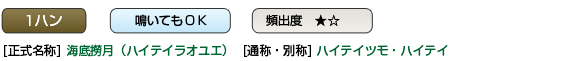 ハイテイツモ・ハイテイ